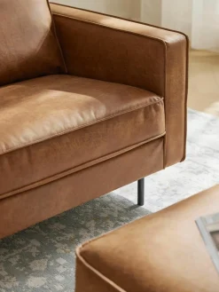Bank Hunter (3-zits) van gerecycled leer