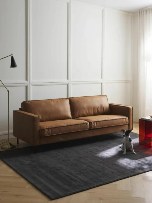 Bank Hunter (3-zits) van gerecycled leer