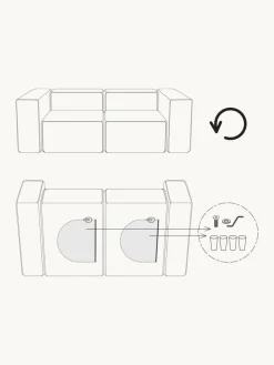Bank Hunter (2-zits) van gerecycled leer