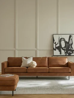 Bank Hunter (3-zits) van gerecycled leer