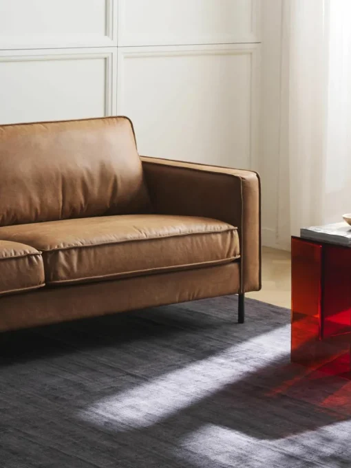 Bank Hunter (3-zits) van gerecycled leer