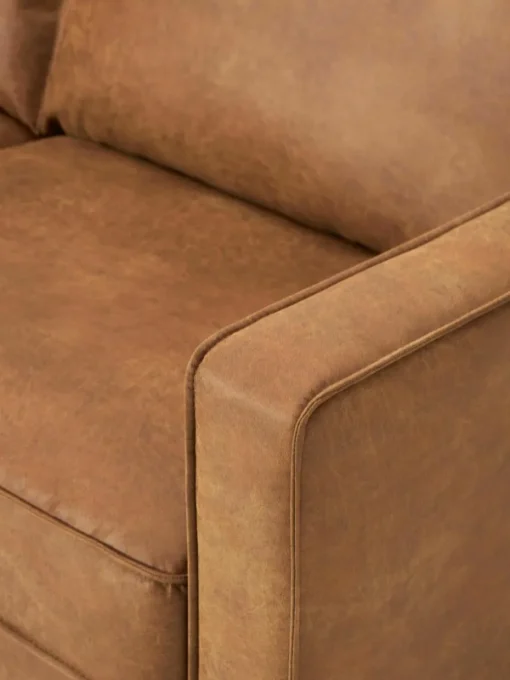 Bank Hunter (3-zits) van gerecycled leer