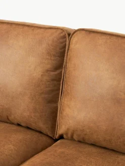 Bank Hunter (3-zits) van gerecycled leer