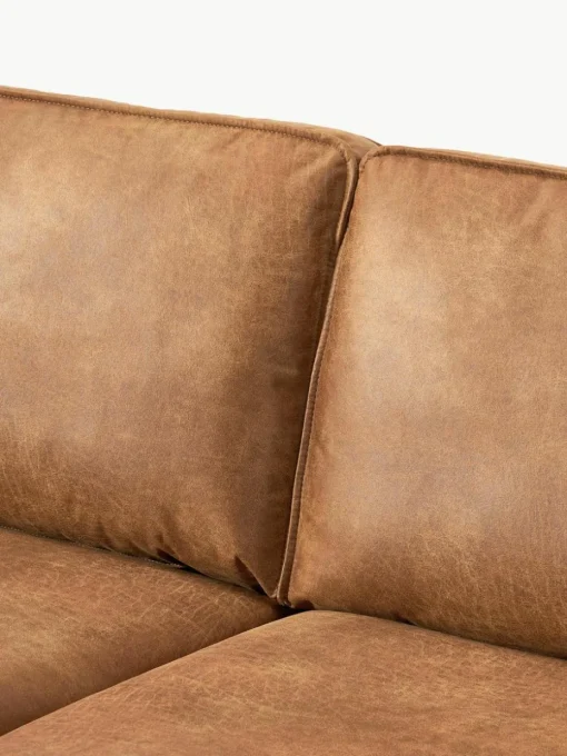 Bank Hunter (3-zits) van gerecycled leer