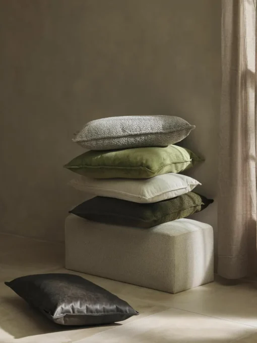 Bankkussen Lennon van gerecycled leer