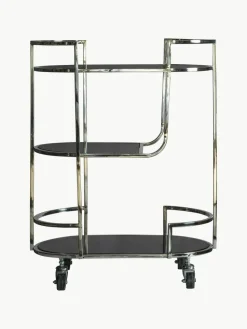 Bar cart Beauchamp van edelstaal