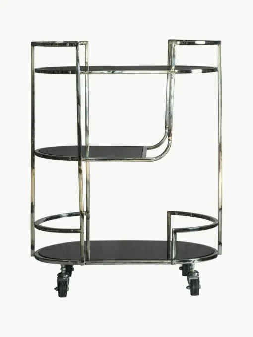 Bar cart Beauchamp van edelstaal