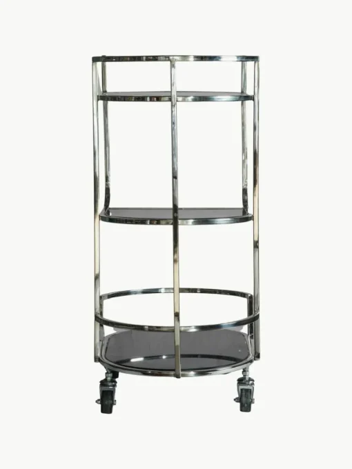 Bar cart Beauchamp van edelstaal