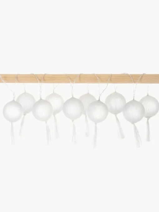 Batterij-aangedreven LED lichtslinger Jolly Tassel, 185 cm