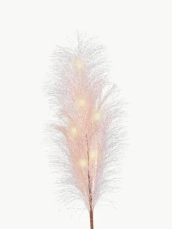 Batterij-aangedreven LED-veren Fluffy met timerfunctie