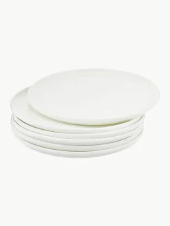 Beenderporselein ontbijtbord Oco, 6 stuks