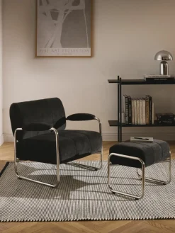 Beklede poef Marcel