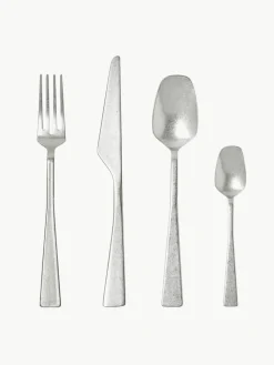 Bestekset Zest met stonewashed oppervlak, 6 personen (24-delig)