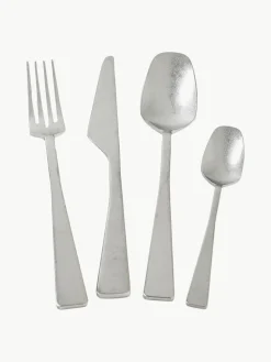 Bestekset Zest met stonewashed oppervlak, 6 personen (24-delig)