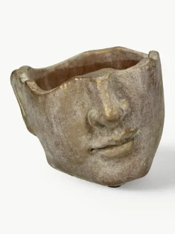 Betonnen plantenpot Face met antieke afwerking