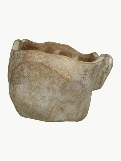 Betonnen plantenpot Face met antieke afwerking