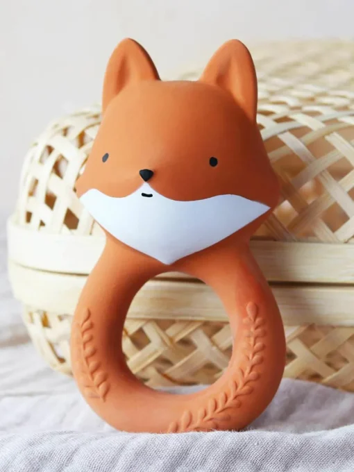 Bijtring Fox van natuurlijk rubber