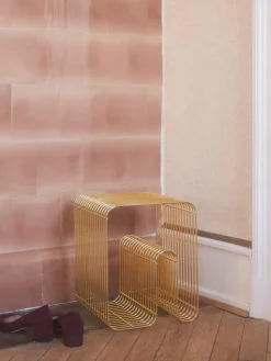 Bijzettafel Curve met tijdschriftenvak