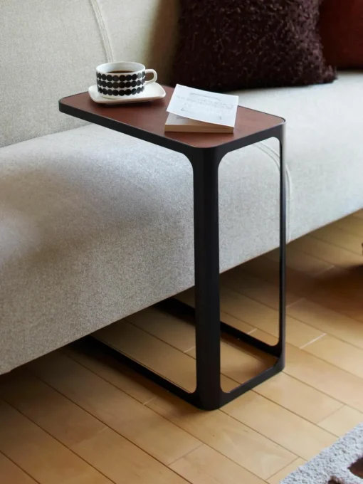 Bijzettafel Frame met houten plaat