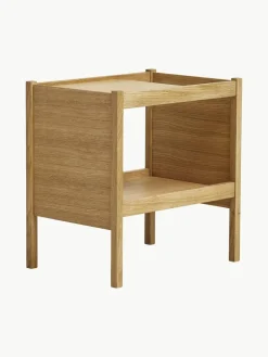 Bijzettafel Journal van eikenhout