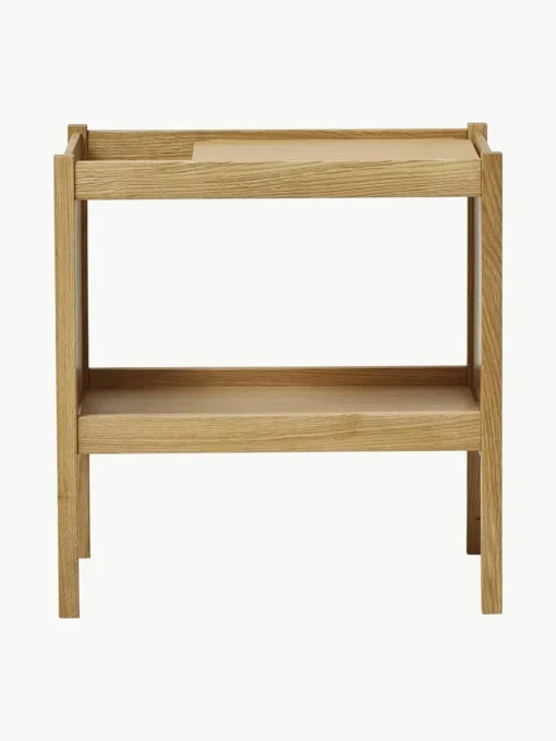Bijzettafel Journal van eikenhout
