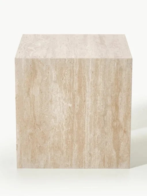 Bijzettafel Varu uit travertijn, 2-delig