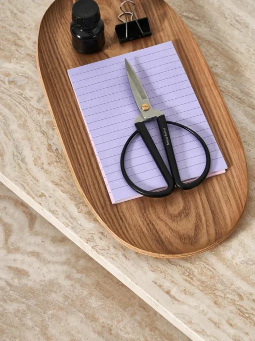 Bijzettafel Varu uit travertijn, 2-delig