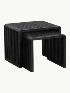 Bijzettafel Willa van teakhout, 2-delig