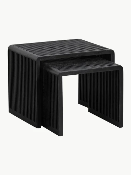 Bijzettafel Willa van teakhout, 2-delig