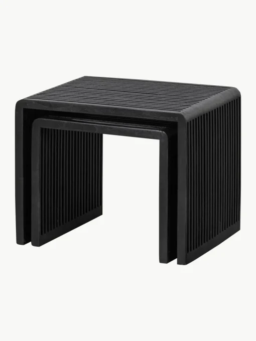 Bijzettafel Willa van teakhout, 2-delig