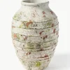 Bloempot Porto van beton, H 52 cm