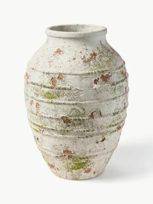 Bloempot Porto van beton, H 52 cm