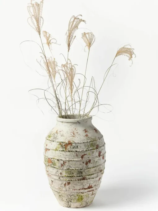 Bloempot Porto van beton, H 52 cm