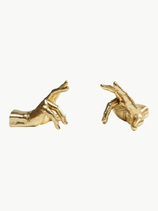 Boekensteun Holding Fingers, set van 2