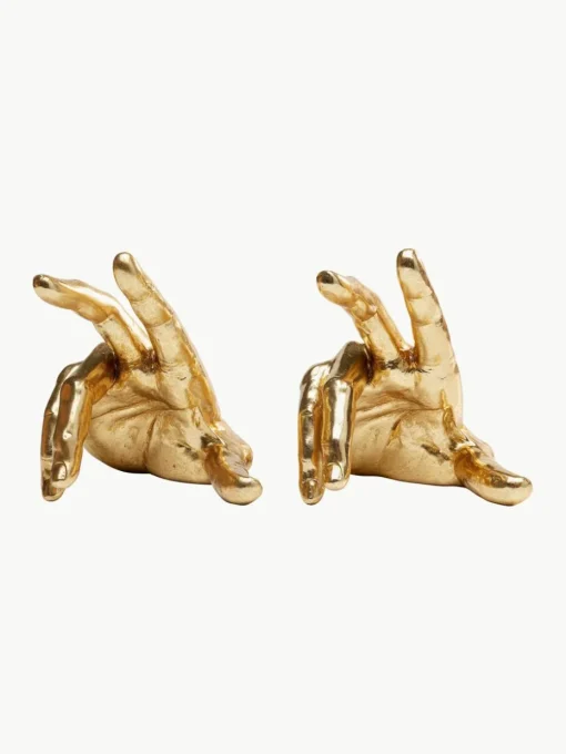 Boekensteun Holding Fingers, set van 2