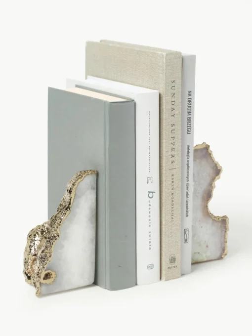 Boekensteunen Sedona van kwarts, set van 2
