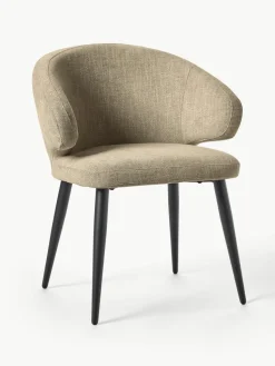 Bouclé armstoel Celia