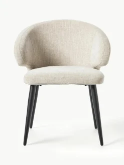 Bouclé armstoel Celia
