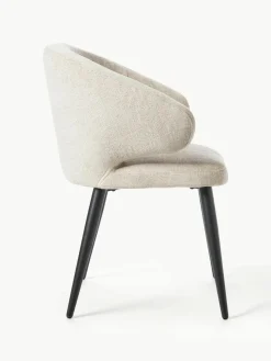 Bouclé armstoel Celia