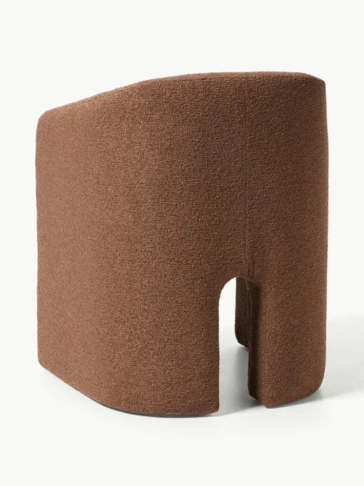 Bouclé armstoel Mairo