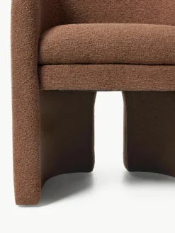 Bouclé armstoel Mairo