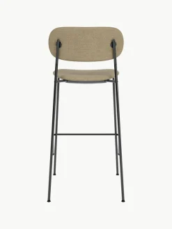 Bouclé barkruk Co met metalen frame