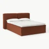 Bouclé boxspring bed Lennon