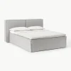 Bouclé boxspring bed Lennon