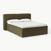 Bouclé boxspring bed Lennon