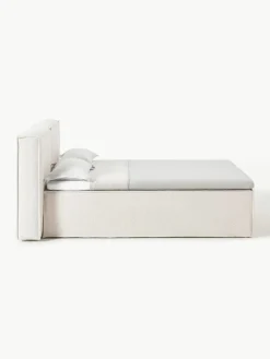 Bouclé boxspring bed Lennon
