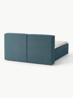 Bouclé boxspring bed Lennon