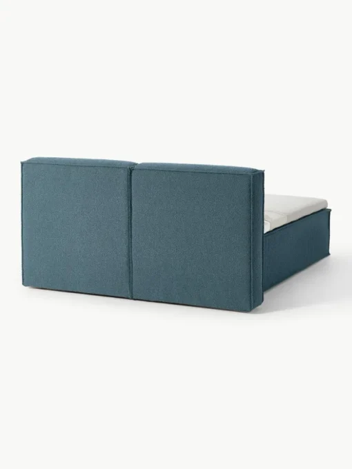 Bouclé boxspring bed Lennon