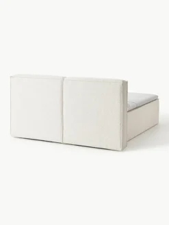 Bouclé boxspring bed Lennon