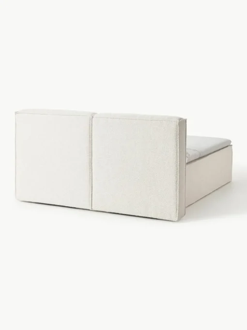 Bouclé boxspring bed Lennon